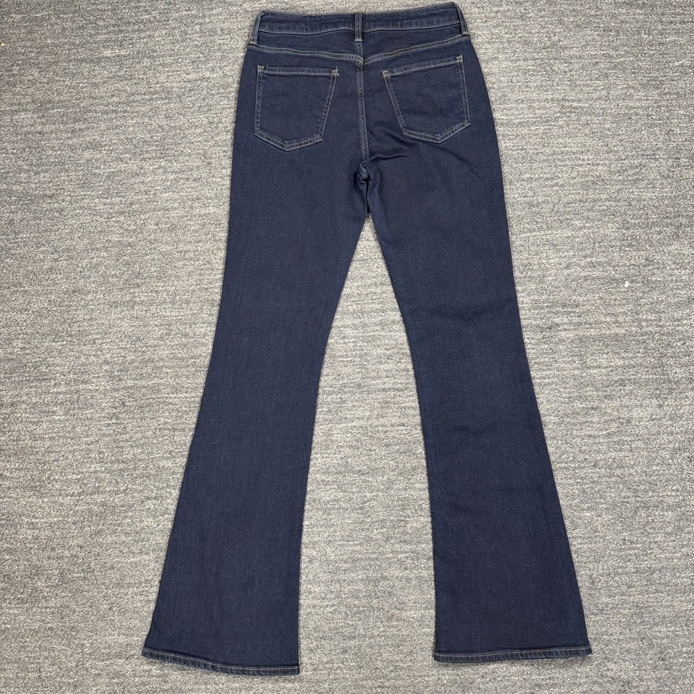 Quince Luna Stretch Flare Jeans Womens 28X32 Deep Rinse Dark Wash Denim NEW